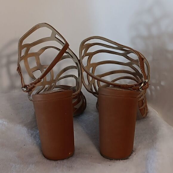 Brash Tan Strappy Sandals - Picture 3 of 8